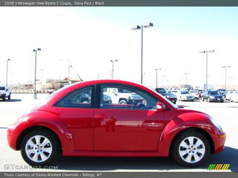 Salsa Red / Black 2008 Volkswagen New Beetle S Coupe