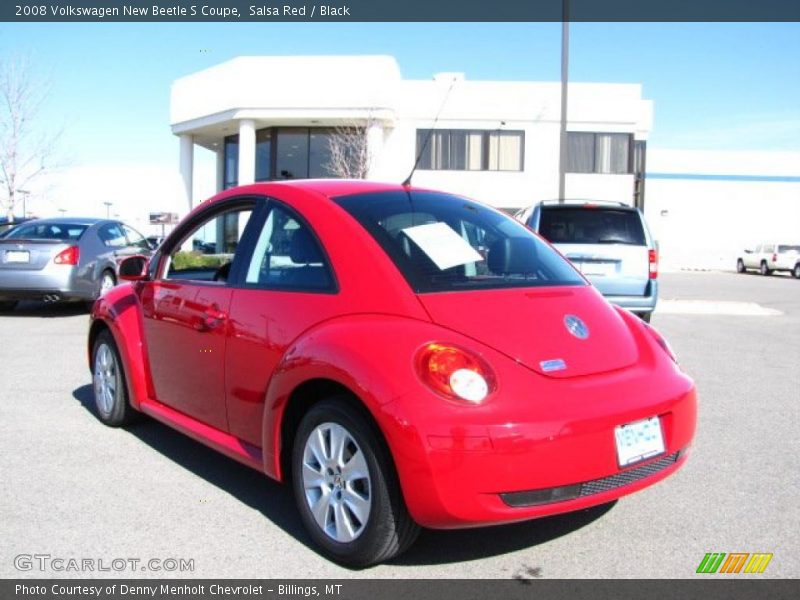 Salsa Red / Black 2008 Volkswagen New Beetle S Coupe