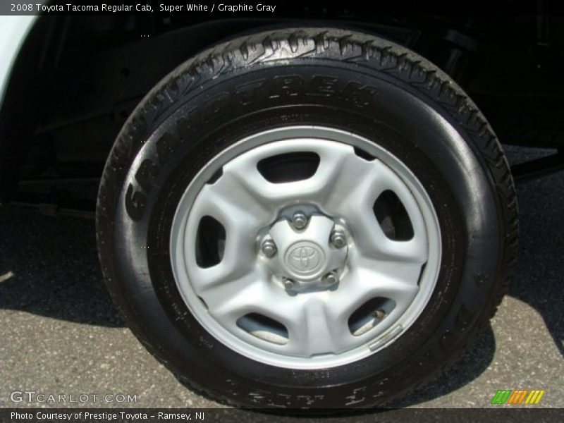 Super White / Graphite Gray 2008 Toyota Tacoma Regular Cab