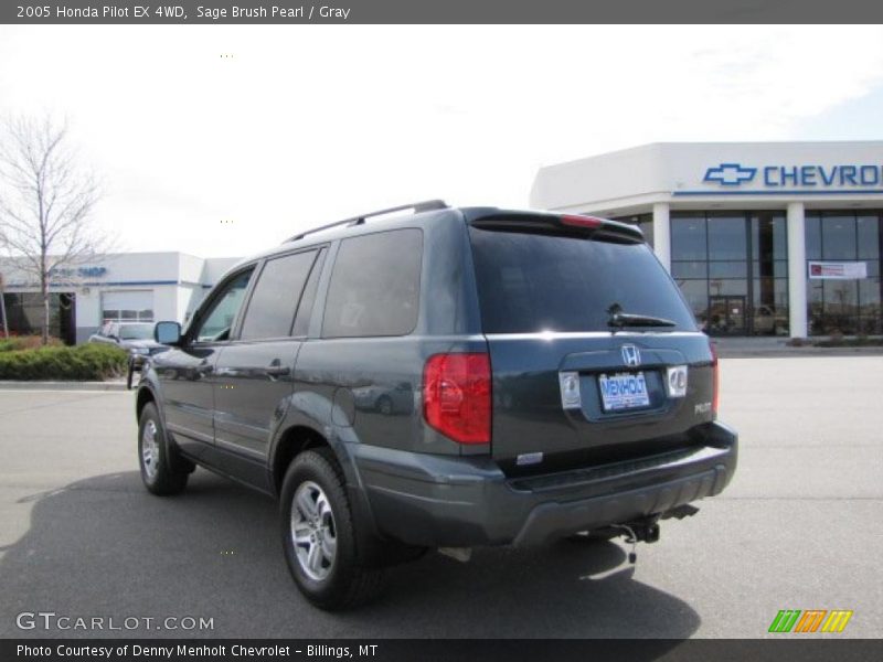 Sage Brush Pearl / Gray 2005 Honda Pilot EX 4WD