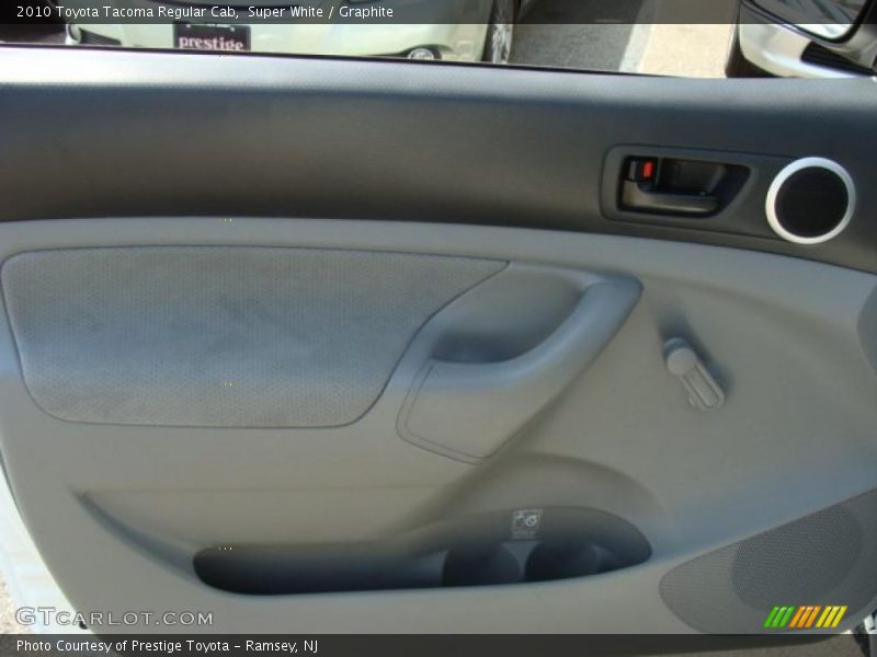 Super White / Graphite 2010 Toyota Tacoma Regular Cab