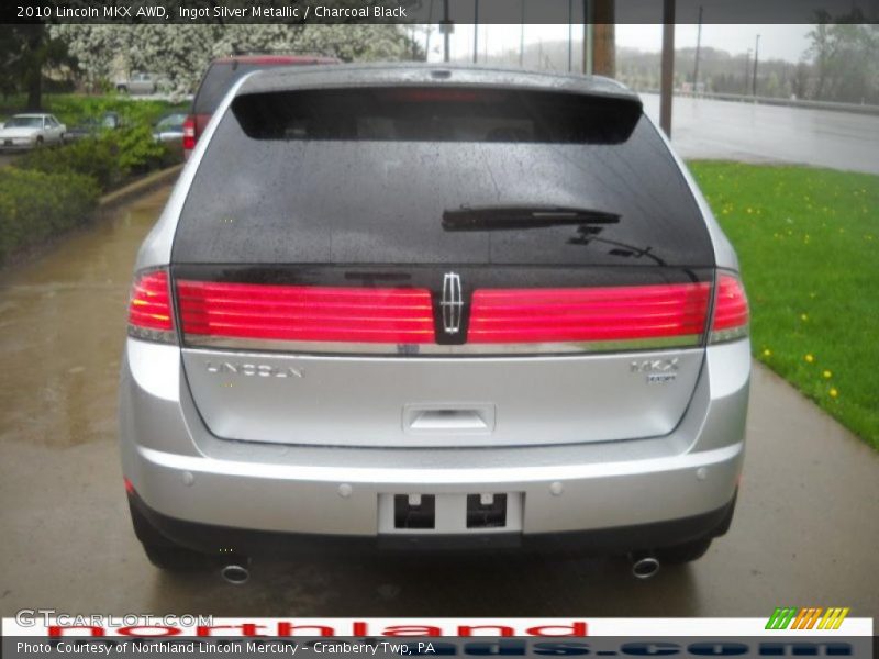 Ingot Silver Metallic / Charcoal Black 2010 Lincoln MKX AWD