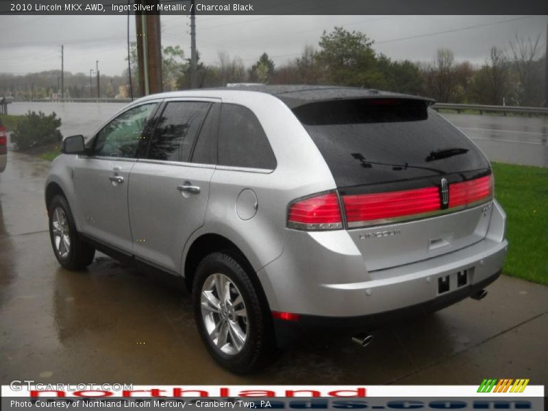 Ingot Silver Metallic / Charcoal Black 2010 Lincoln MKX AWD