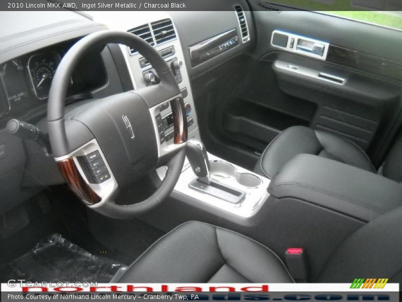 Ingot Silver Metallic / Charcoal Black 2010 Lincoln MKX AWD