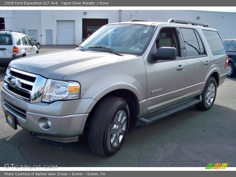 Vapor Silver Metallic / Stone 2008 Ford Expedition XLT 4x4