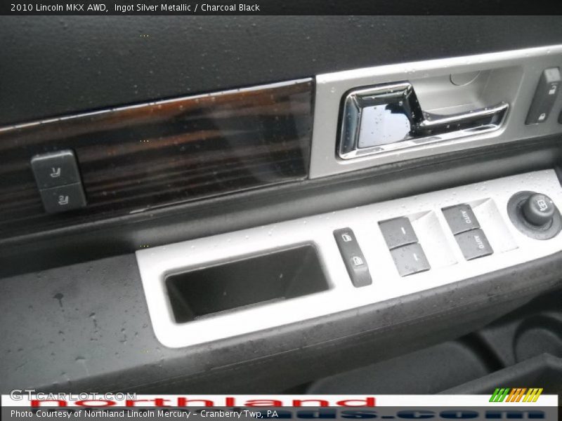 Ingot Silver Metallic / Charcoal Black 2010 Lincoln MKX AWD