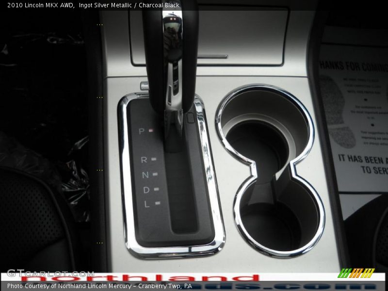 Ingot Silver Metallic / Charcoal Black 2010 Lincoln MKX AWD
