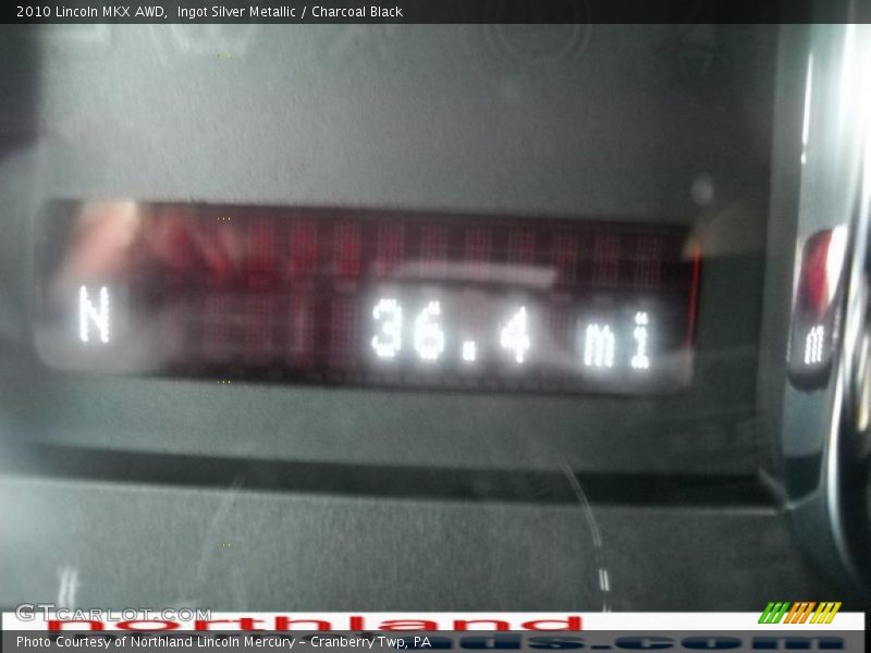 Ingot Silver Metallic / Charcoal Black 2010 Lincoln MKX AWD