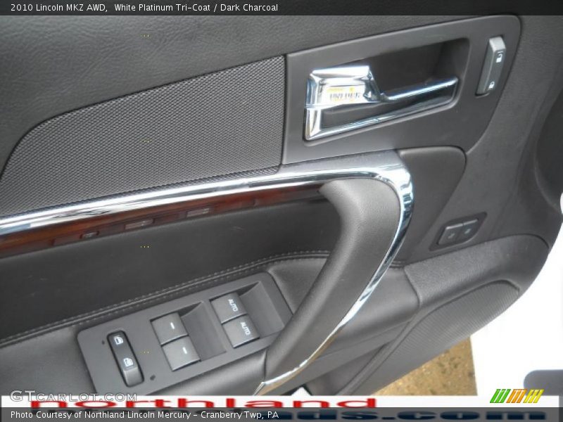 White Platinum Tri-Coat / Dark Charcoal 2010 Lincoln MKZ AWD