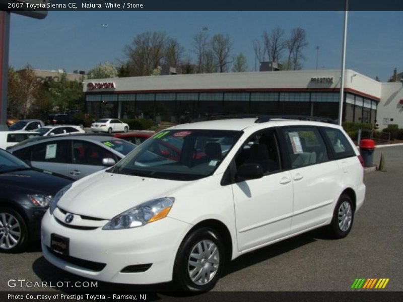 Natural White / Stone 2007 Toyota Sienna CE