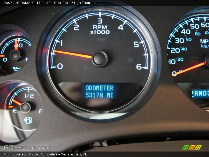 Onyx Black / Light Titanium 2007 GMC Yukon XL 1500 SLT