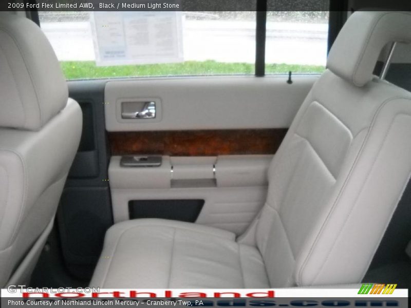 Black / Medium Light Stone 2009 Ford Flex Limited AWD