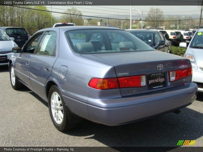 Constellation Blue Pearl / Gray 2000 Toyota Camry XLE V6
