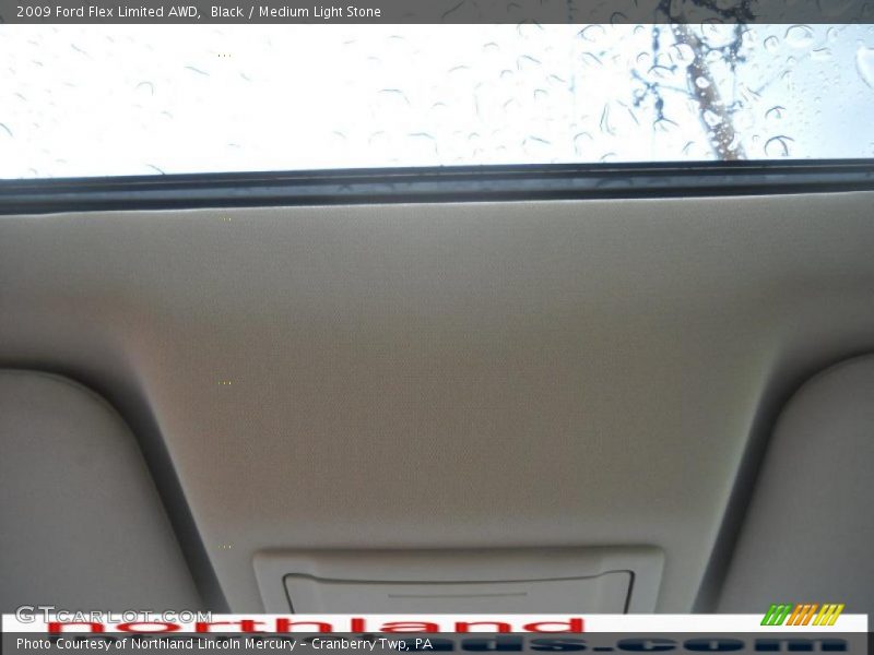 Black / Medium Light Stone 2009 Ford Flex Limited AWD