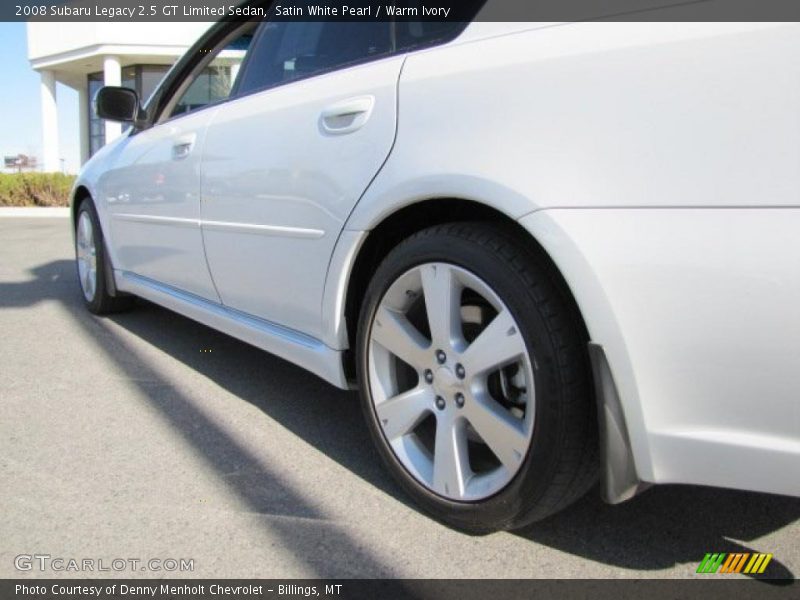 Satin White Pearl / Warm Ivory 2008 Subaru Legacy 2.5 GT Limited Sedan