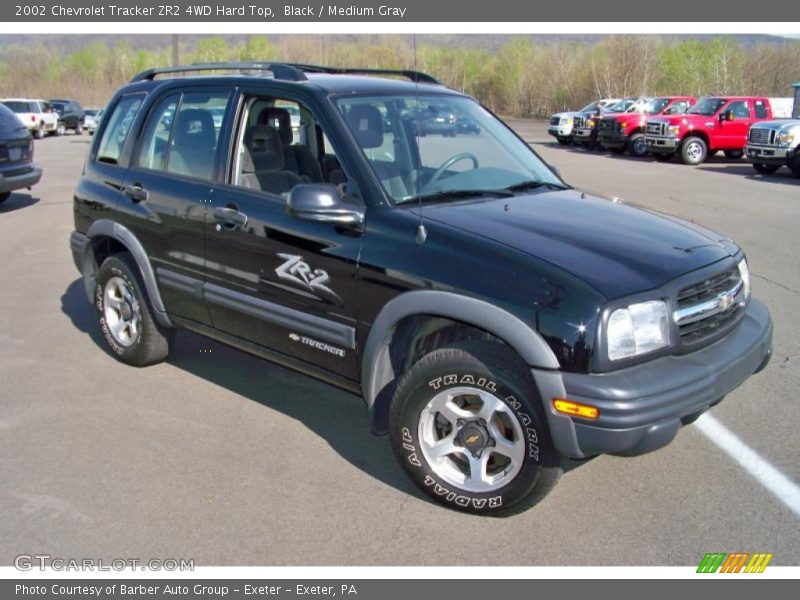 Black / Medium Gray 2002 Chevrolet Tracker ZR2 4WD Hard Top