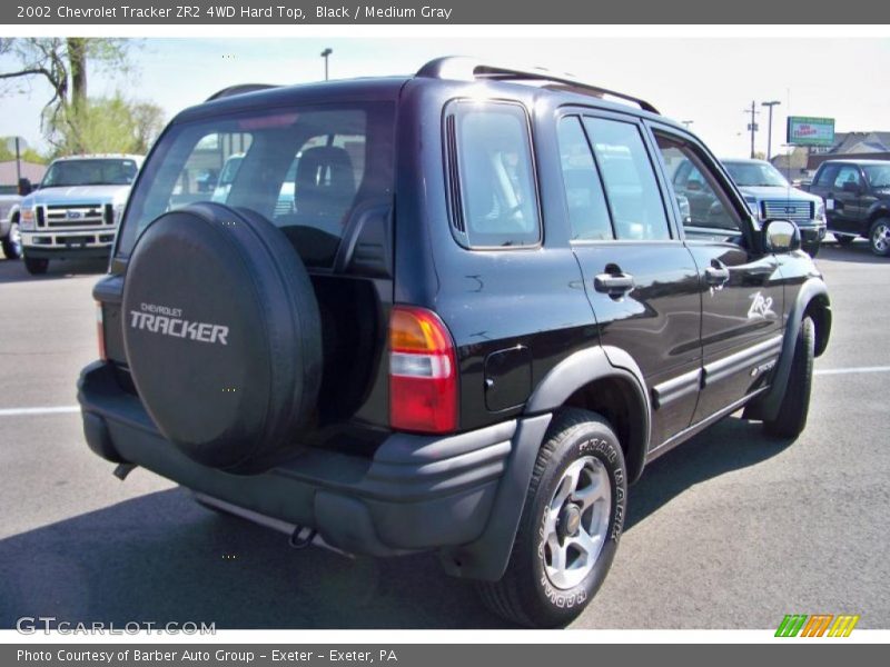 Black / Medium Gray 2002 Chevrolet Tracker ZR2 4WD Hard Top