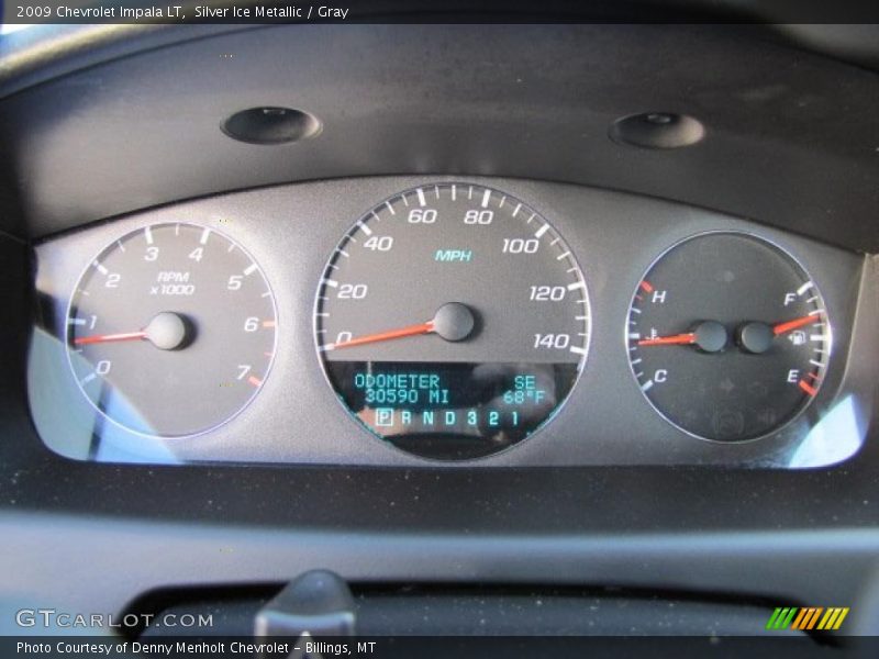 Silver Ice Metallic / Gray 2009 Chevrolet Impala LT