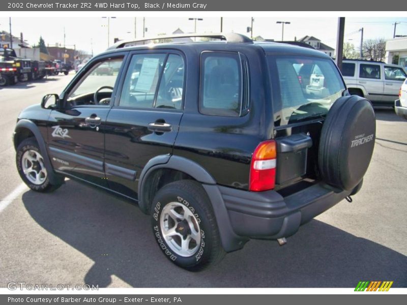 Black / Medium Gray 2002 Chevrolet Tracker ZR2 4WD Hard Top