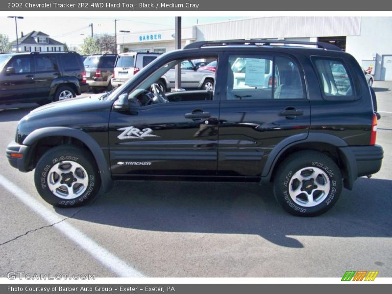 Black / Medium Gray 2002 Chevrolet Tracker ZR2 4WD Hard Top