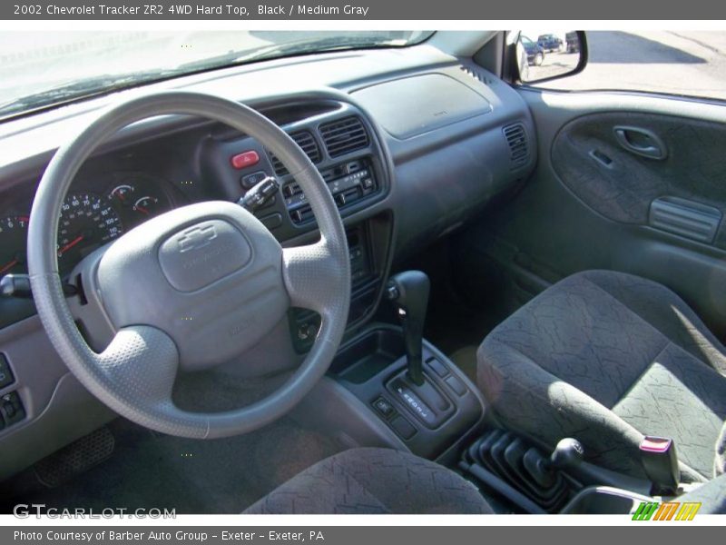 Black / Medium Gray 2002 Chevrolet Tracker ZR2 4WD Hard Top