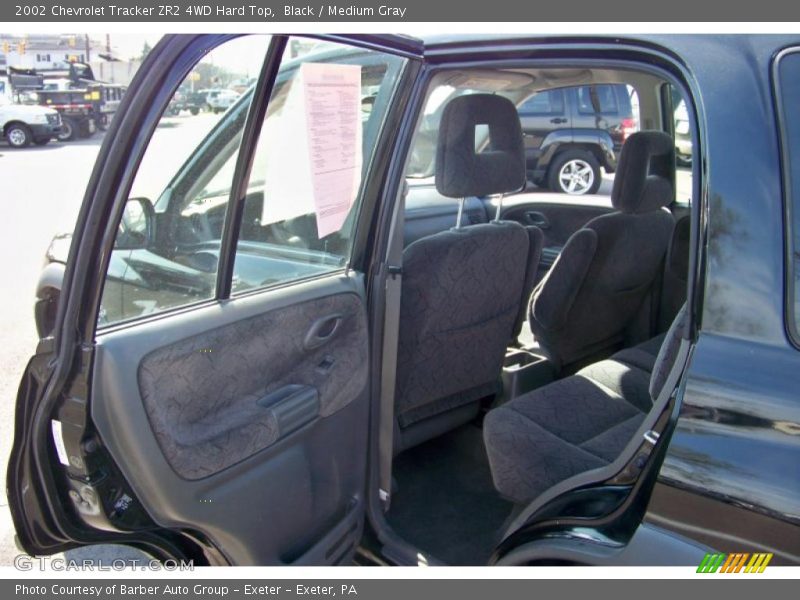 Black / Medium Gray 2002 Chevrolet Tracker ZR2 4WD Hard Top