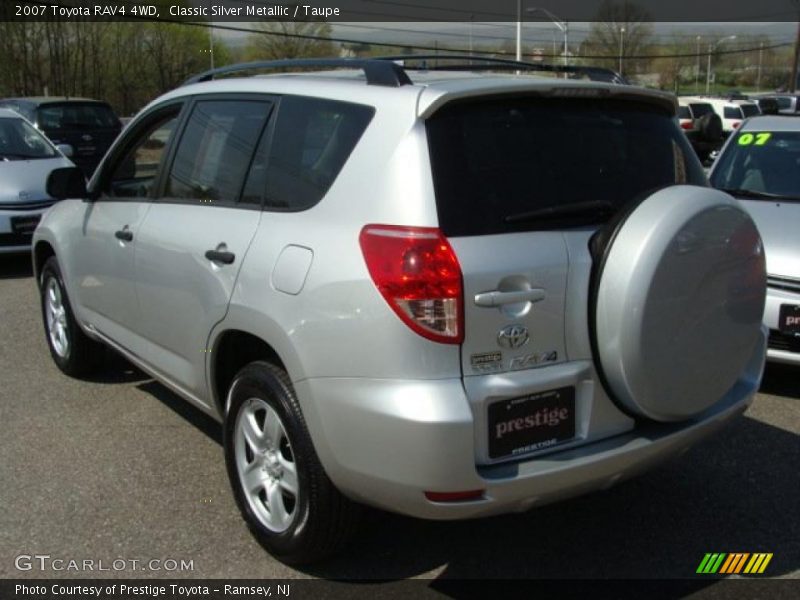 Classic Silver Metallic / Taupe 2007 Toyota RAV4 4WD