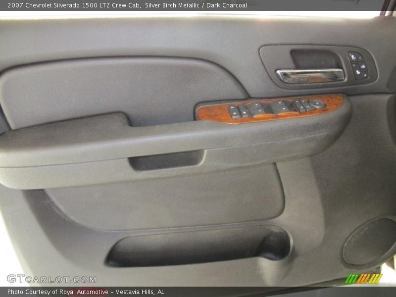 Silver Birch Metallic / Dark Charcoal 2007 Chevrolet Silverado 1500 LTZ Crew Cab