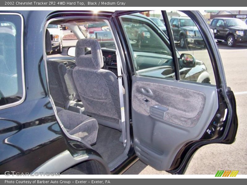 Black / Medium Gray 2002 Chevrolet Tracker ZR2 4WD Hard Top