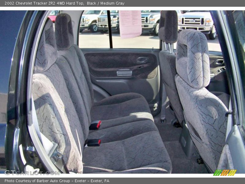 Black / Medium Gray 2002 Chevrolet Tracker ZR2 4WD Hard Top
