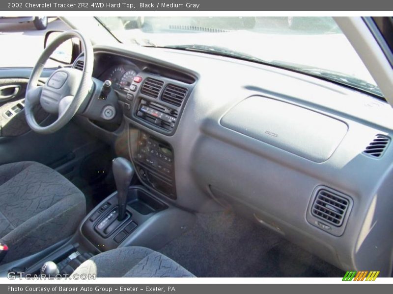 Black / Medium Gray 2002 Chevrolet Tracker ZR2 4WD Hard Top