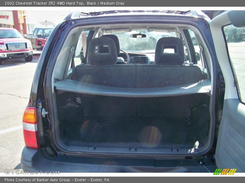 Black / Medium Gray 2002 Chevrolet Tracker ZR2 4WD Hard Top