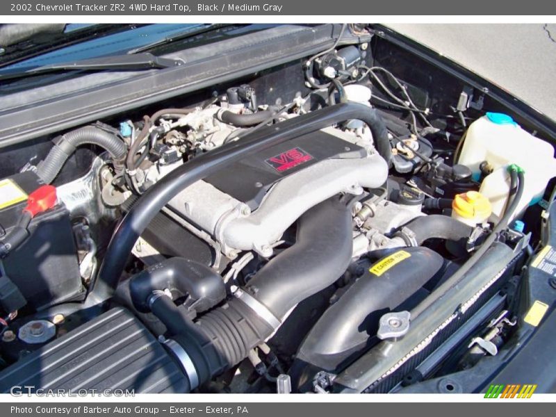 Black / Medium Gray 2002 Chevrolet Tracker ZR2 4WD Hard Top