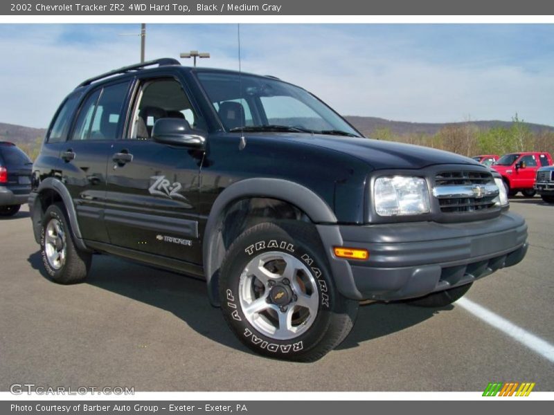 Black / Medium Gray 2002 Chevrolet Tracker ZR2 4WD Hard Top