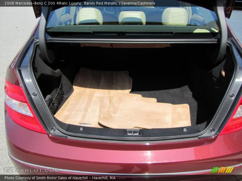 Barolo Red Metallic / Savanna/Cashmere 2008 Mercedes-Benz C 300 4Matic Luxury