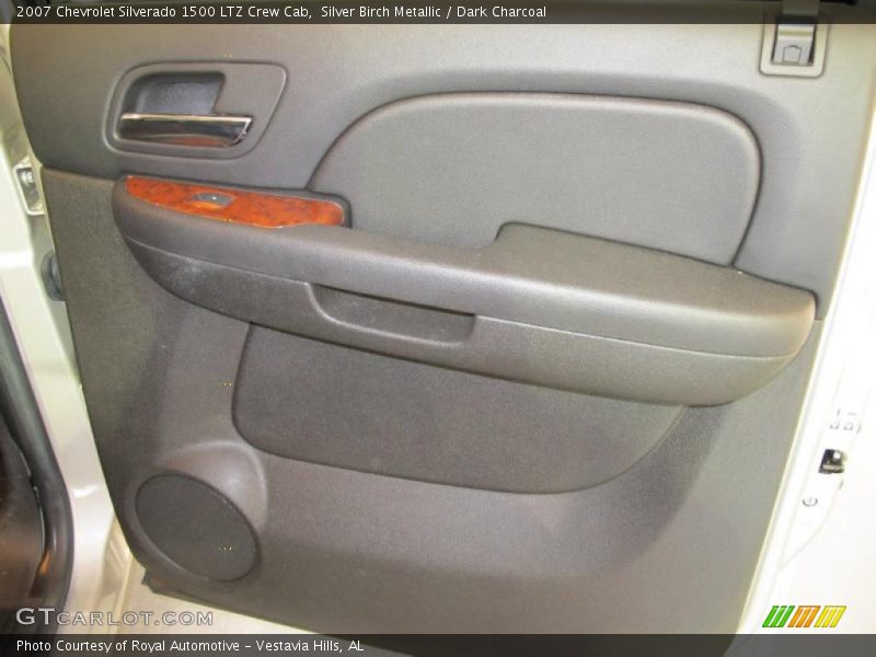 Silver Birch Metallic / Dark Charcoal 2007 Chevrolet Silverado 1500 LTZ Crew Cab