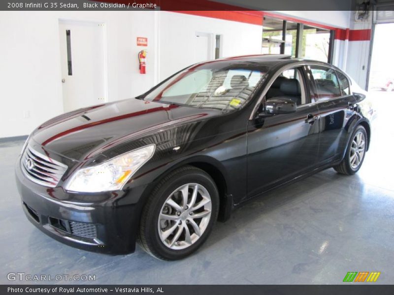 Black Obsidian / Graphite 2008 Infiniti G 35 Sedan