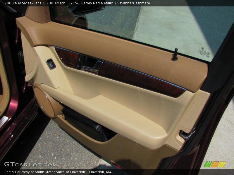 Barolo Red Metallic / Savanna/Cashmere 2008 Mercedes-Benz C 300 4Matic Luxury