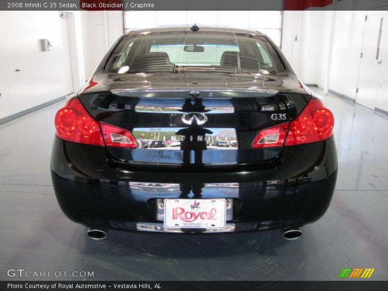 Black Obsidian / Graphite 2008 Infiniti G 35 Sedan