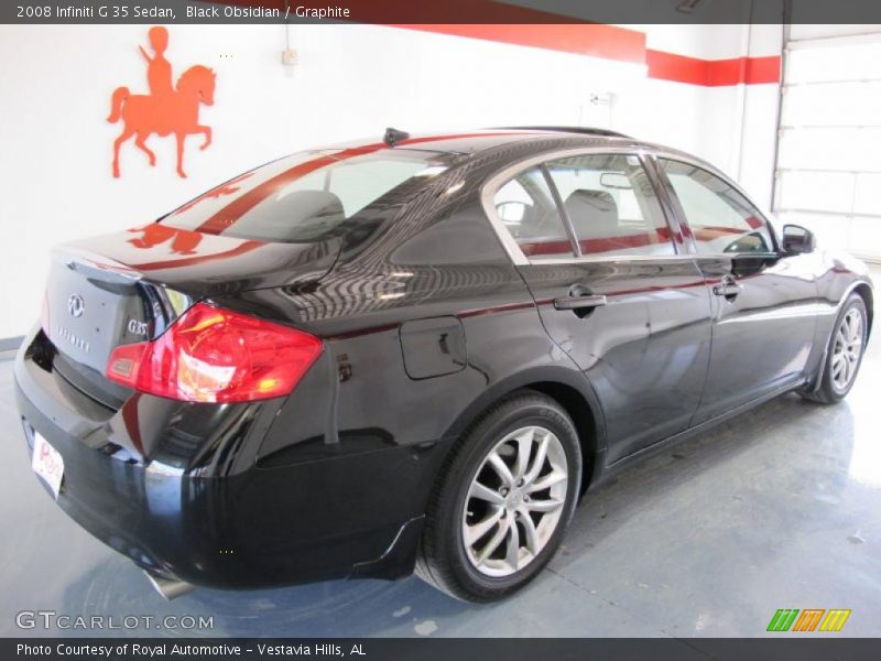 Black Obsidian / Graphite 2008 Infiniti G 35 Sedan