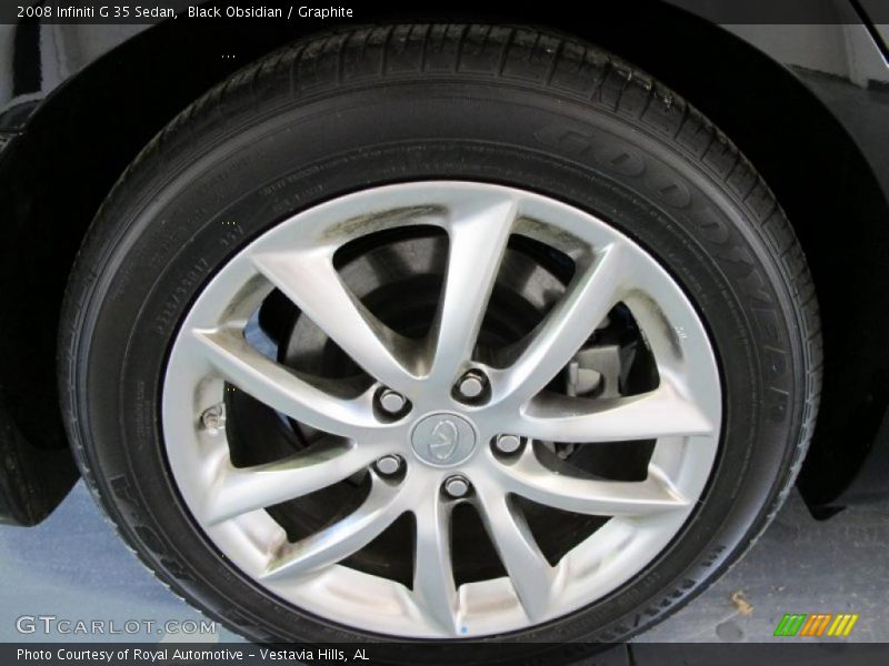 Black Obsidian / Graphite 2008 Infiniti G 35 Sedan