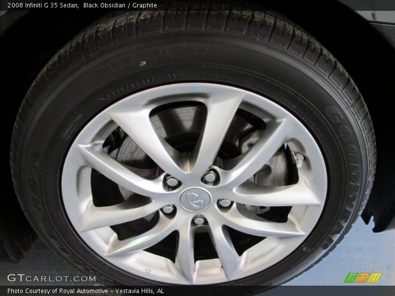 Black Obsidian / Graphite 2008 Infiniti G 35 Sedan