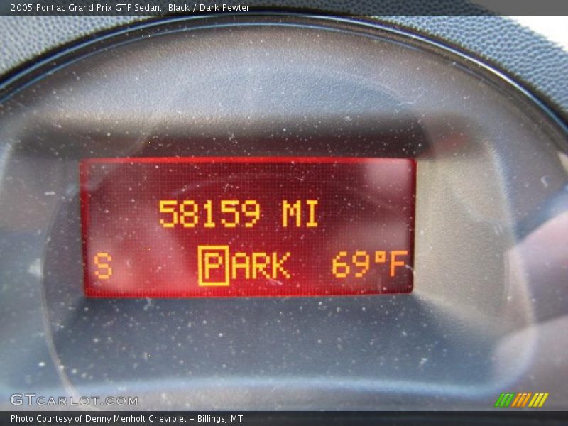 Black / Dark Pewter 2005 Pontiac Grand Prix GTP Sedan
