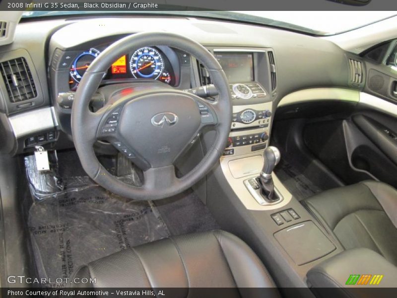 Black Obsidian / Graphite 2008 Infiniti G 35 Sedan