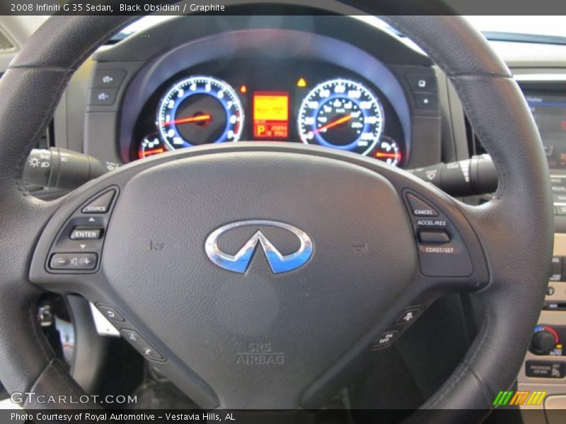 Black Obsidian / Graphite 2008 Infiniti G 35 Sedan
