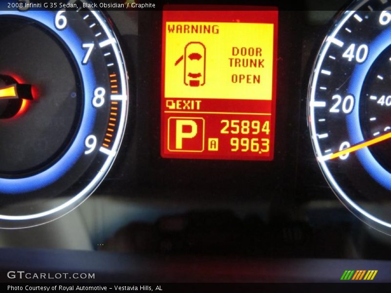 Black Obsidian / Graphite 2008 Infiniti G 35 Sedan