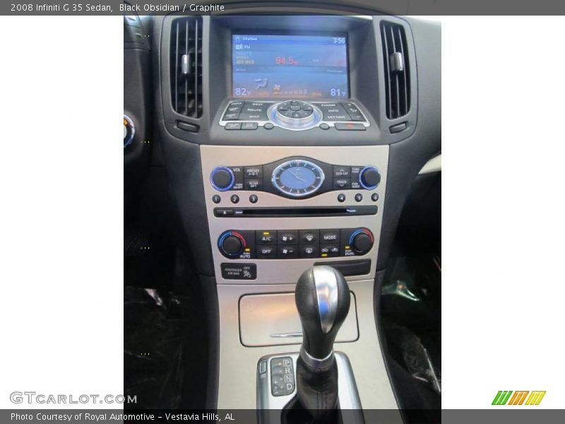 Black Obsidian / Graphite 2008 Infiniti G 35 Sedan