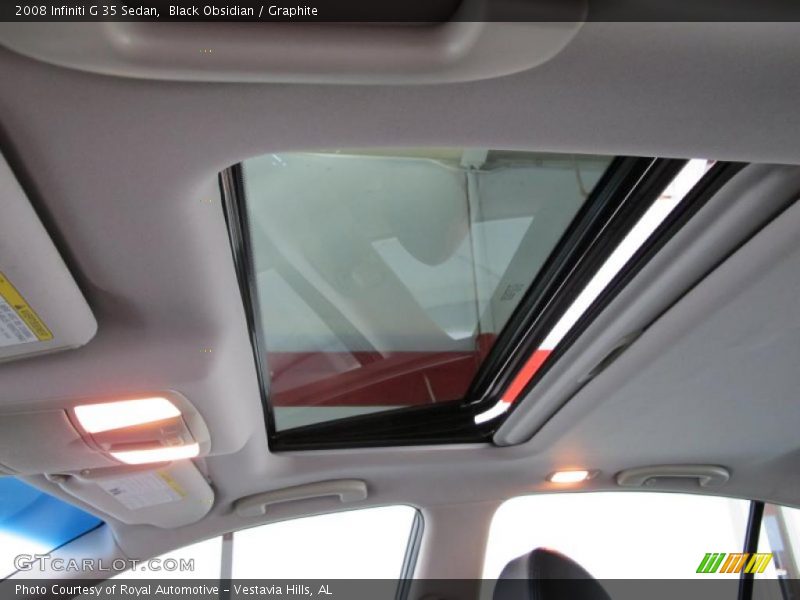 Black Obsidian / Graphite 2008 Infiniti G 35 Sedan