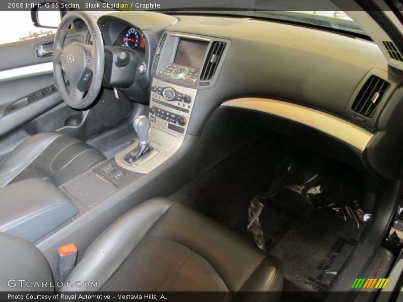 Black Obsidian / Graphite 2008 Infiniti G 35 Sedan