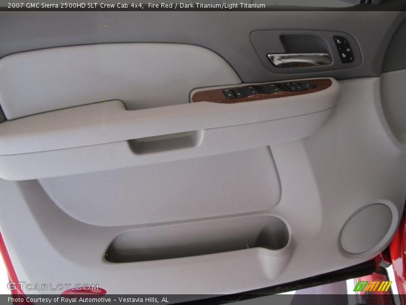 Fire Red / Dark Titanium/Light Titanium 2007 GMC Sierra 2500HD SLT Crew Cab 4x4